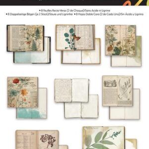 Set Ephemera Amber Ledgers Bookmarkers - Arden Creative Studio