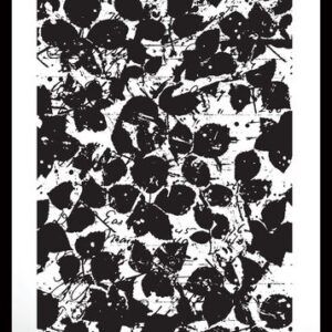 Sello de Fondo Messed un Leaves 4x6" - Katie Pertiet para Arden Creative Studio