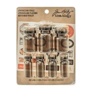 Tim Holtz Halloween decoración botes vintage Idea-Ology