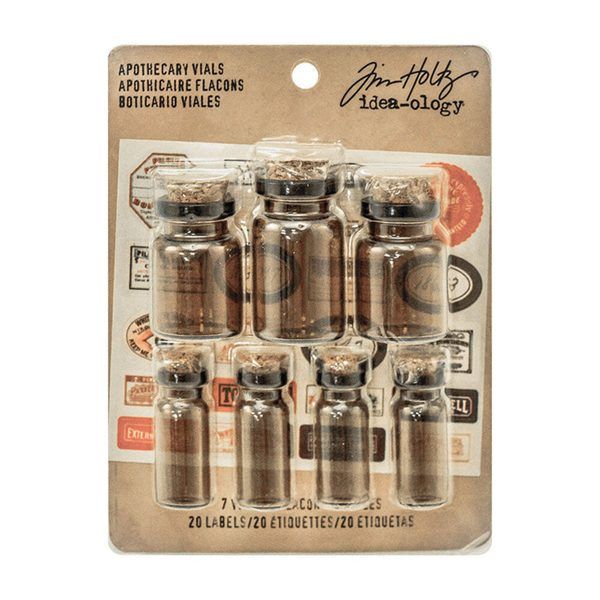 Tim Holtz Halloween decoración botes vintage Idea-Ology