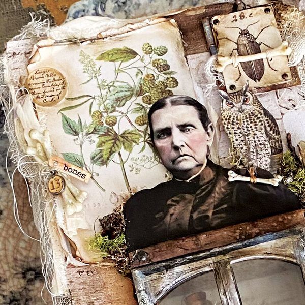 Tim Holtz Halloween decoración huesos Idea-Ology - Imagen 3