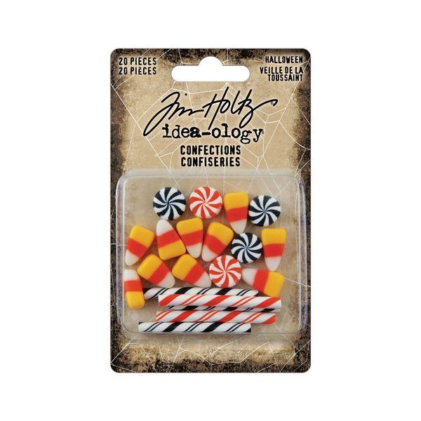 Tim Holtz Halloween decoración candy Idea-Ology