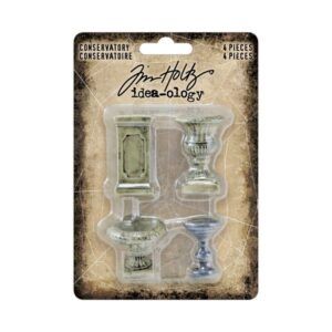 Tim Holtz Halloween decoración jarrones Idea-Ology