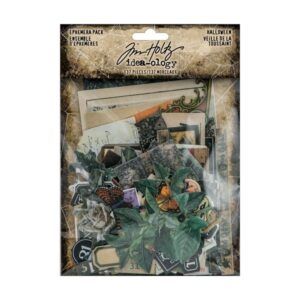 Tim Holtz Halloween set ephemera Idea-Ology