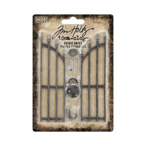 Tim Holtz Halloween decoración reja gótica Idea-Ology