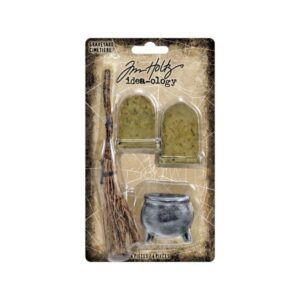 Tim Holtz Halloween decoración conjuros Idea-Ology