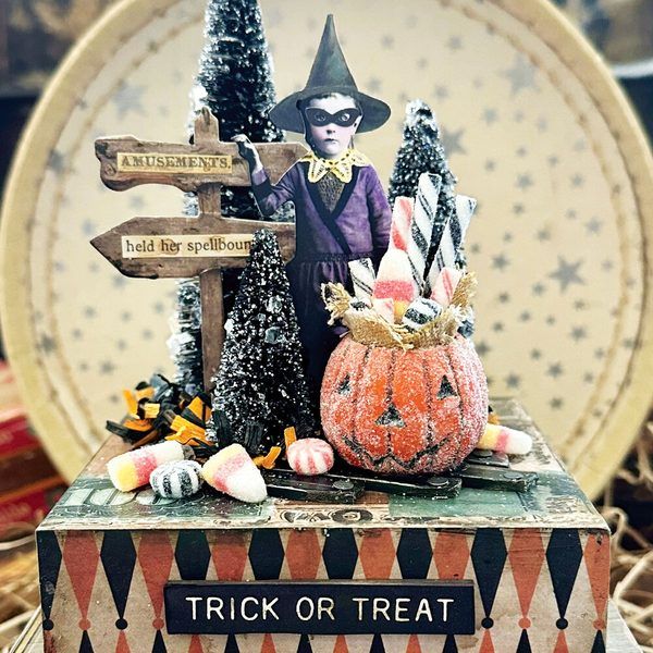 Tim Holtz Halloween decoración candy Idea-Ology - Imagen 2