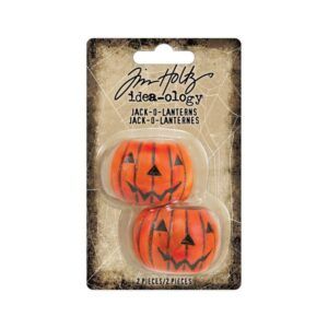 Tim Holtz Halloween decoración calabazas Idea-Ology