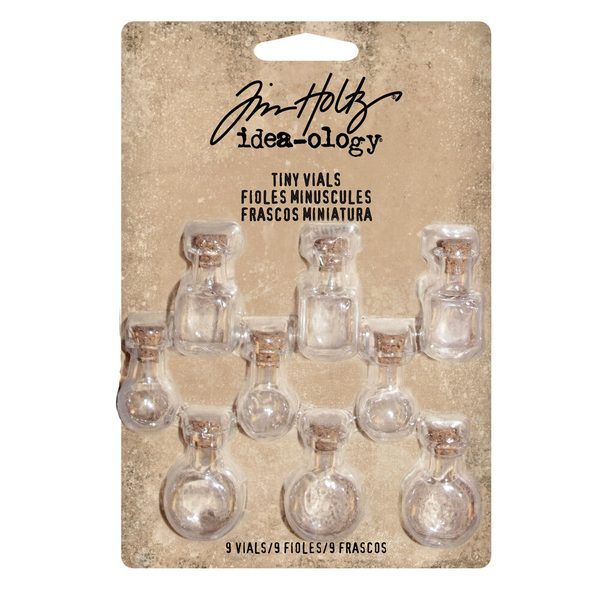 Tim Holtz Halloween decoración botes Idea-Ology