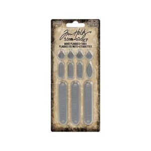 Tim Holtz Halloween decoración placas y tags Idea-Ology
