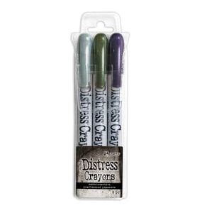 Distress Crayons Set 6 Halloween - Tim Holtz para Ranger (3 colores)