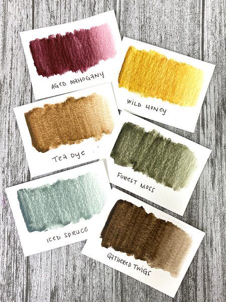 Distress Crayons Set 10 - Tim Holtz para Ranger (6 colores) - Imagen 2