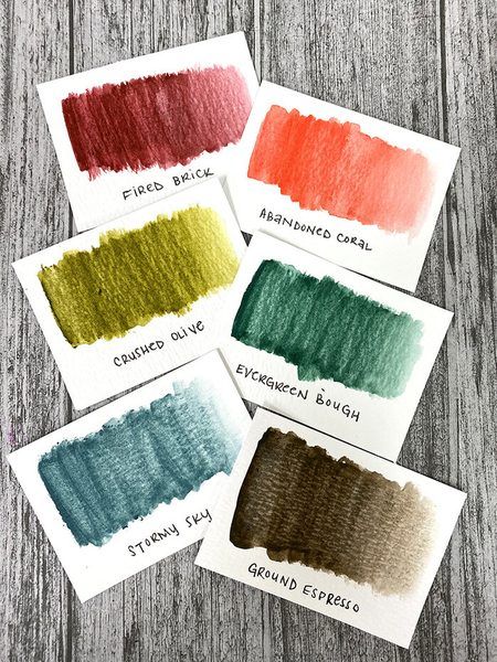 Distress Crayons Set 7 - Tim Holtz para Ranger (6 colores) - Imagen 2