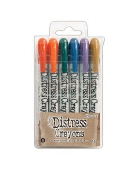 Distress Crayons Set 9 - Tim Holtz para Ranger (6 colores)