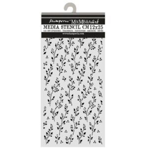 Stencil Cozy Family Stamperia